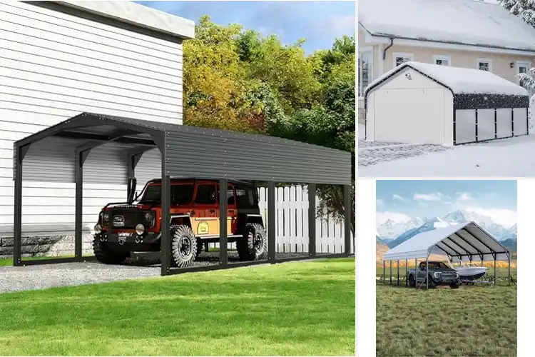 Detailed view of Best Snow Load Carports