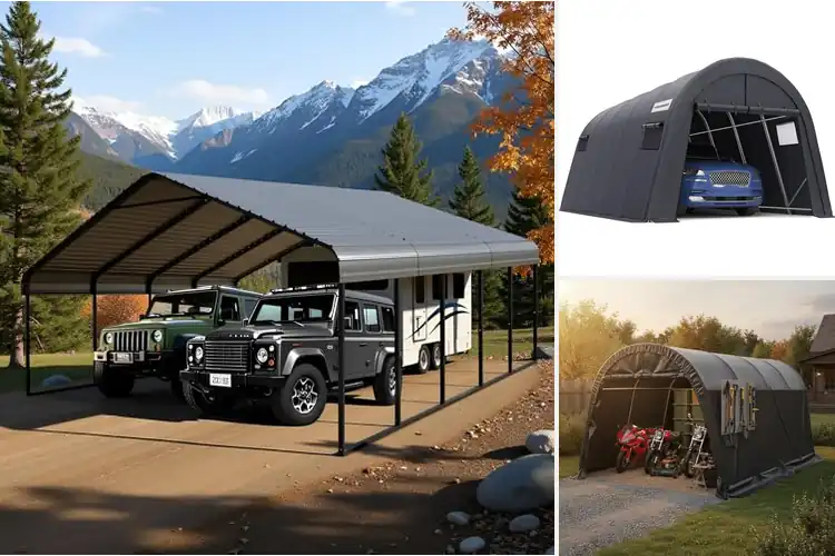 Detailed view of Best Snow Winter Vehicle Shelters