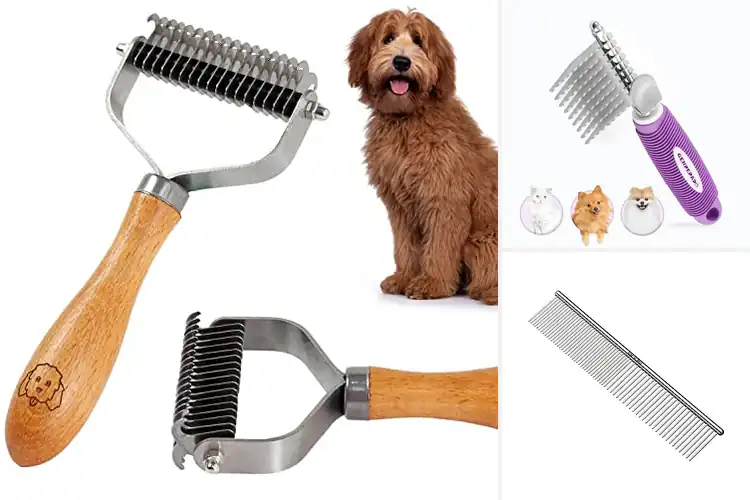 Detailed view of Best Stainless Steel Blades Detangler Comb