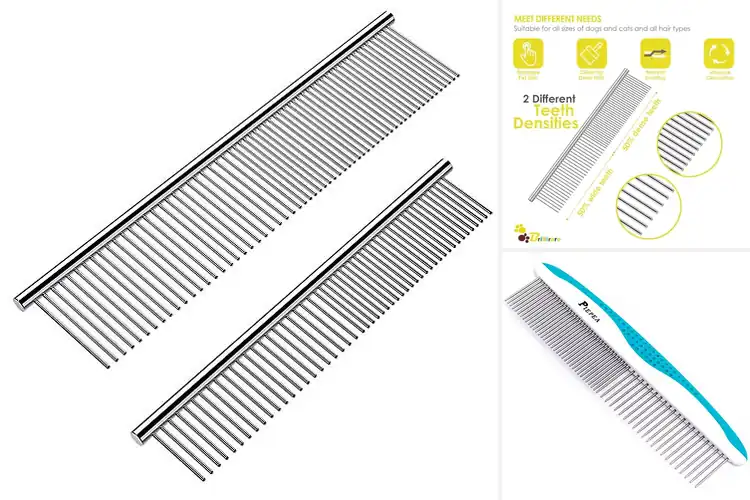 Detailed view of Best Stainless Steel Pet Combs