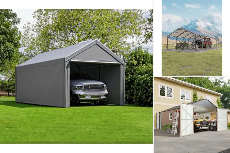 Detailed view of Best Vehicle Storage Carports