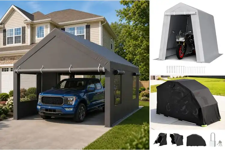 Detailed view of Best Vehicle Storage Shelters: Protect Your Ride with Ease