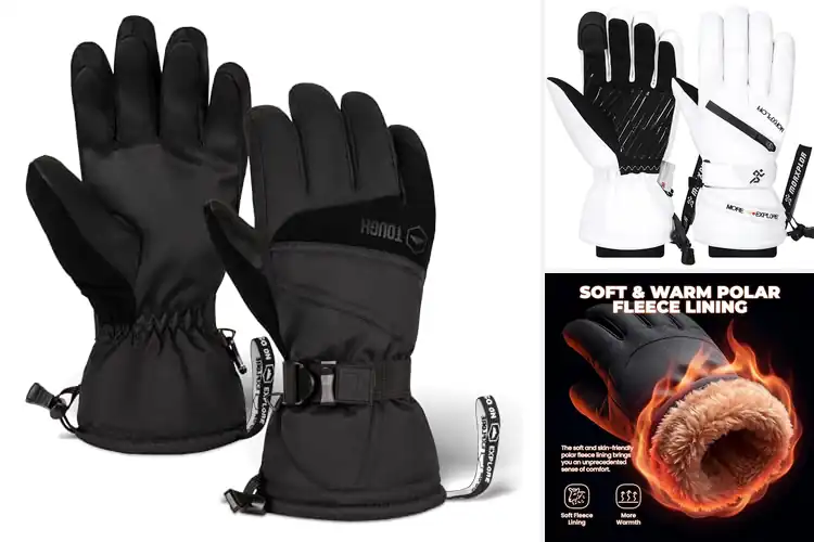 Detailed view of Best Warm Ski Gloves