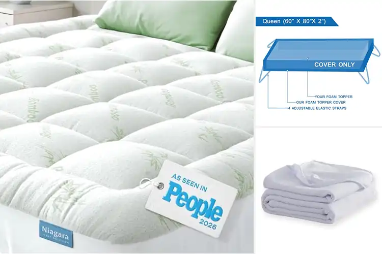 Detailed view of Best Washable Cover Mattress Toppers