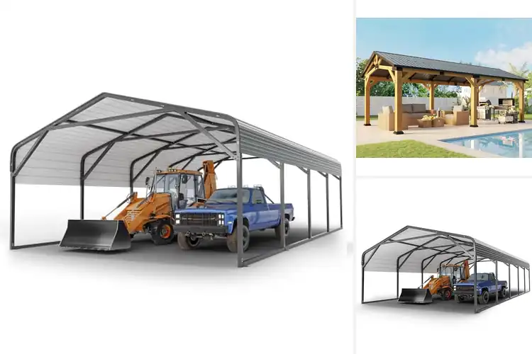 Detailed view of Best Wind Resistant Carport Up To 100 MPH