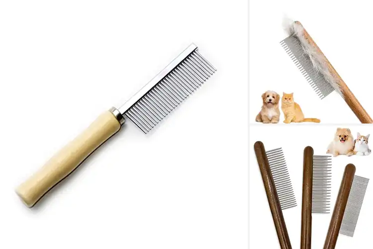 Detailed view of Best Wooden Handle Grooming Combs